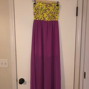 Long maxi summer dress